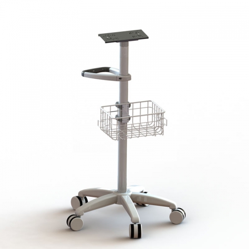 High-End Medical Device Monitor Stand Trolley